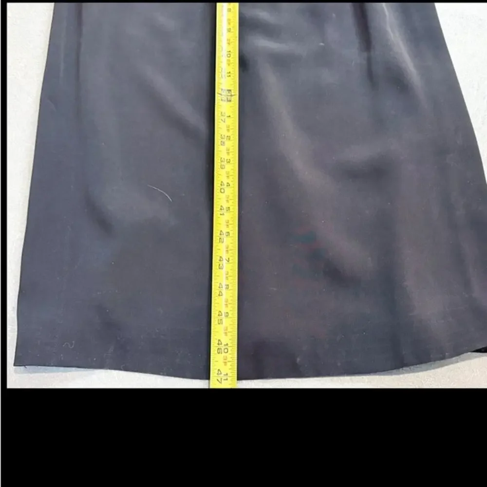 Vintage Junior Guild Original crepe black dress XS/S 1940's pristine - Picture 8 of 9